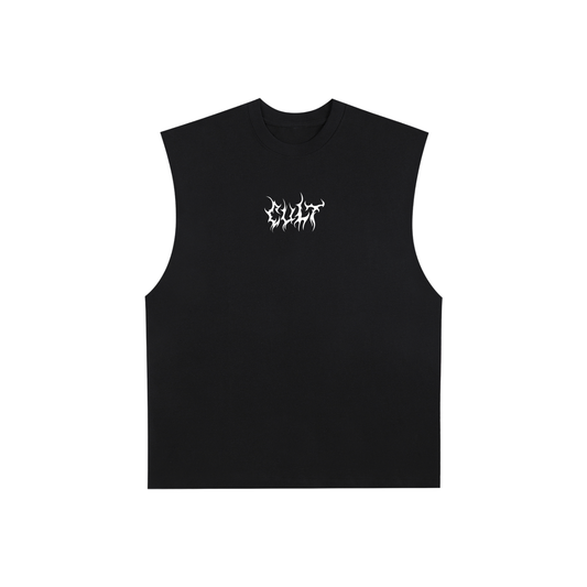 Cult Hardcore- Raw Edge Cotton Tank Top