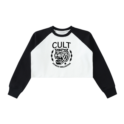 raglan,street,streetwear,style,womens,tiger,cult,cultfitness,basics,crop,sweatshirt