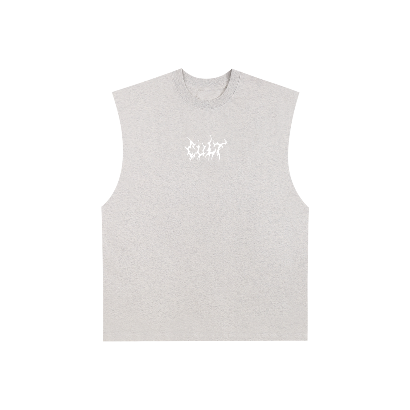 Cult Hardcore- Raw Edge Cotton Tank Top