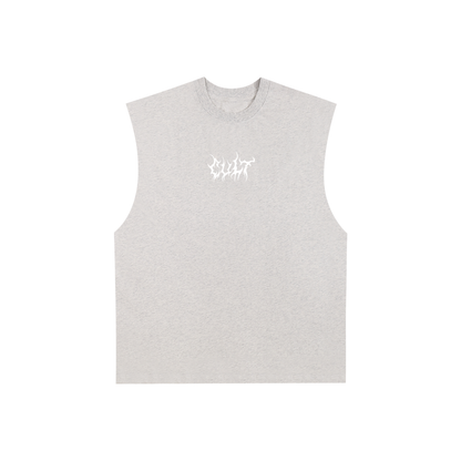 Cult Hardcore- Raw Edge Cotton Tank Top