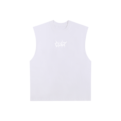 Cult Hardcore- Raw Edge Cotton Tank Top