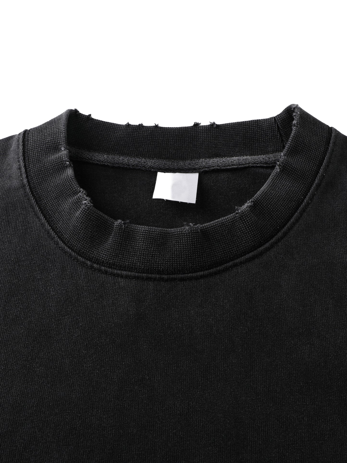 CULT RUN CLUB- Unisex, Heavyweight Vintage Washed Frayed T-Shirt