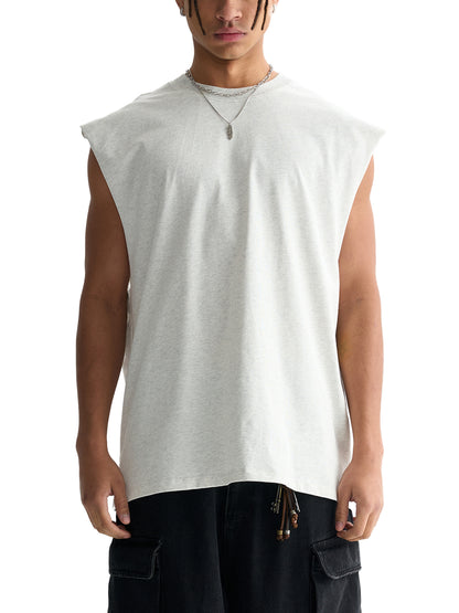 Cult Hardcore- Raw Edge Cotton Tank Top