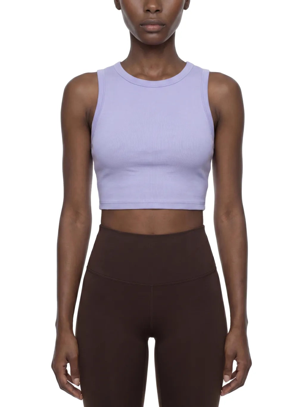 CULT FITNESS- Women's Tight Crewneck Crop Tank Top