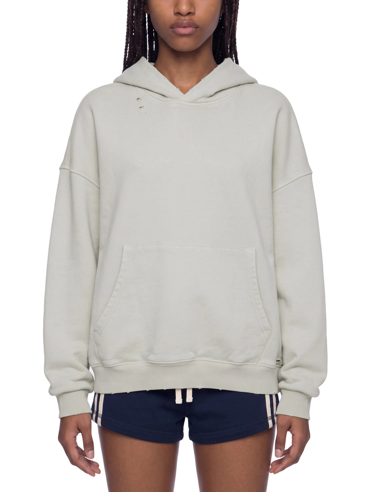 CULT HARDCORE Unisex Mineral Wash Distressed Hoodie from Cult Fitness Collective